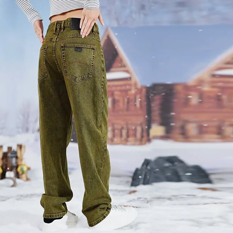 

Мужские джинсы Galaxy: свободный крой, эффект потертости, осенне-зимняя коллекция, новые, не требуют глажки, защита от сминания, винтажный стиль, повседневные длинные брюки