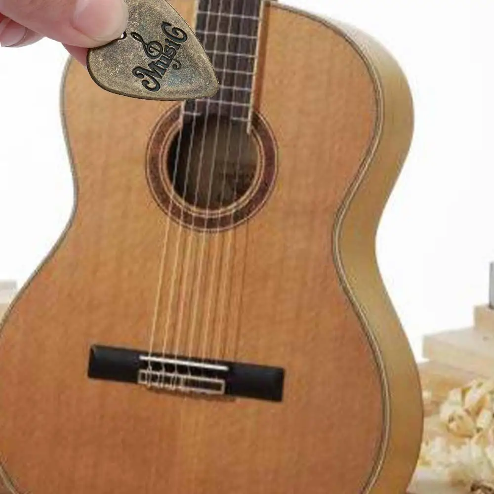 

Stringed Instruments Guitar Parts Accessories Sports Entertainment Zinc Alloy Pick Guitar Pick Metal Guitar Pick Plectrum