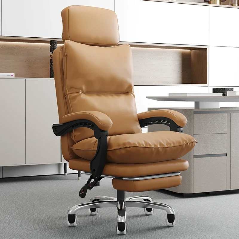 

sedentary reclining computer chair Home dormitory e-sports seat Lazy sofa Leather boss chair