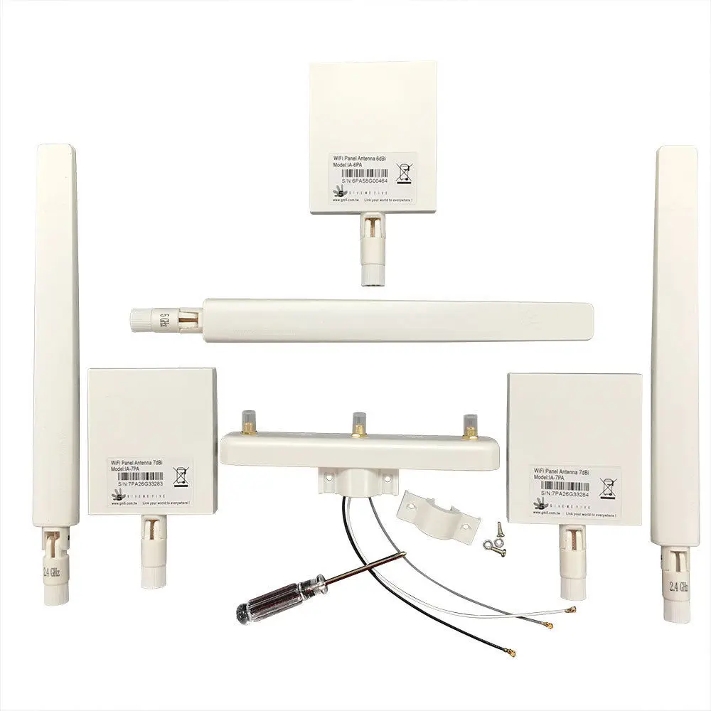 WiFi Signal Range Extender Six (6) Antenna Amplifier Booster Kit for DJI Phantom 3 Standard