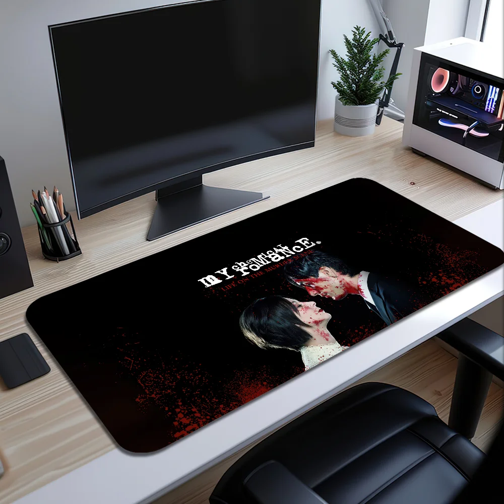 

My C-Chemical Romance Band Mouse Pad Desk Mat Large Non-slip Anti-fray Keyboard Ergonomic Office Rubber PC Home Custom