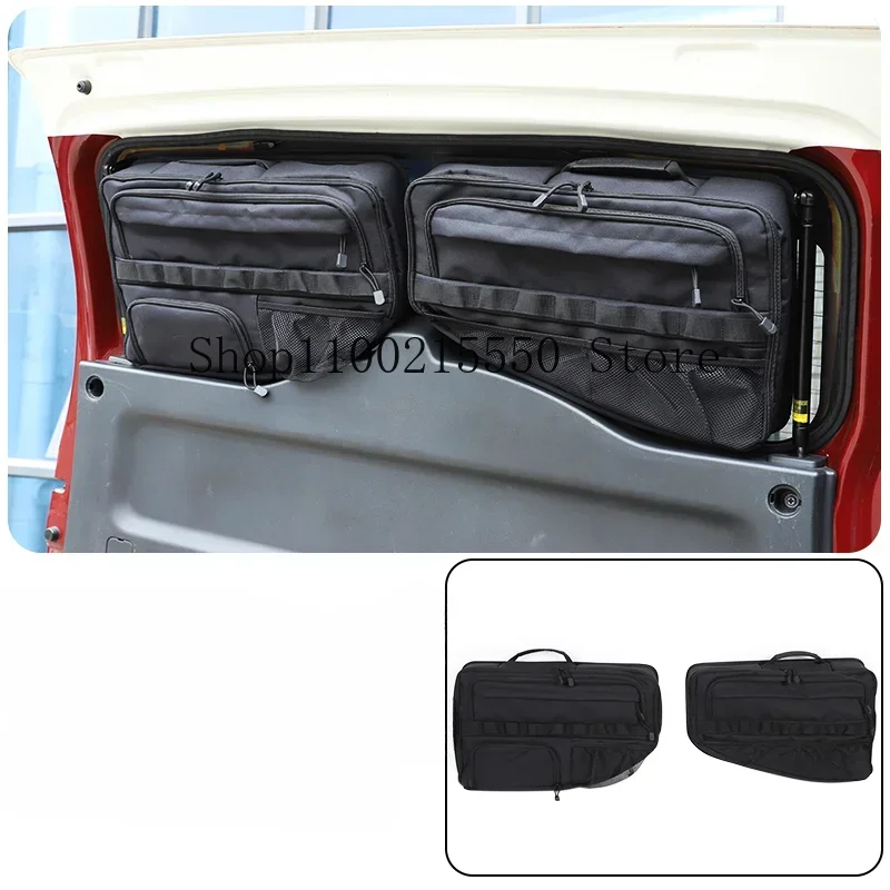 Car Rear Door Storage Bag Organizer Tool Pocket For Toyota FJ Cruiser 2007-2021  Tailgate Bags Accessories