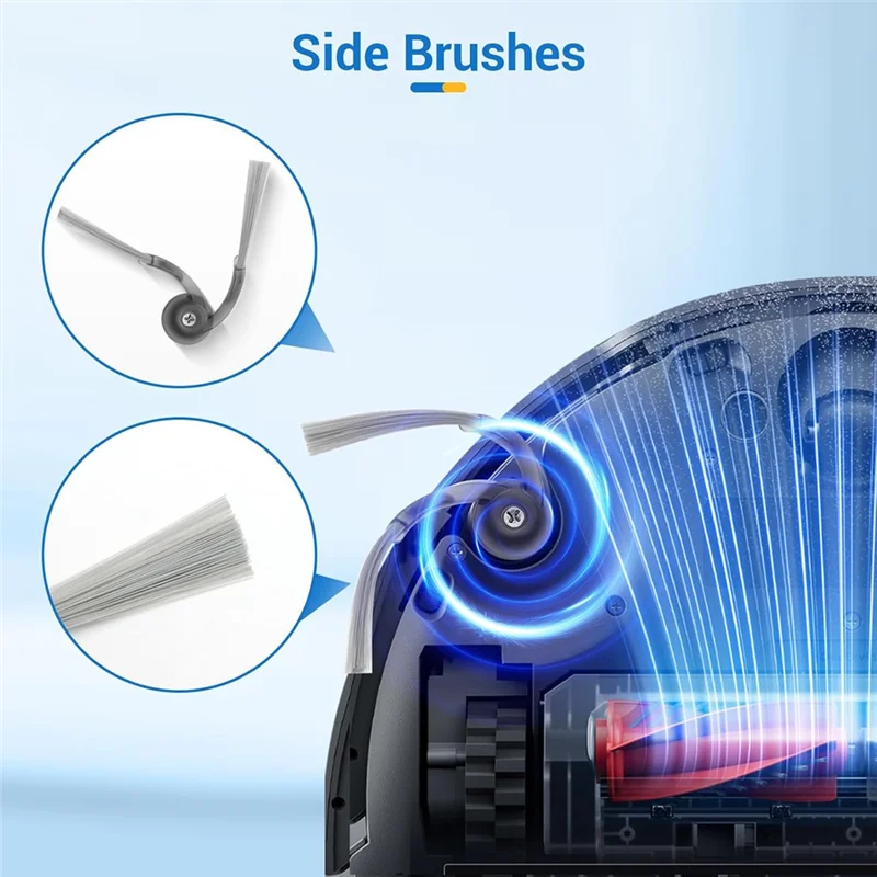 مجموعة الصيانة الأساسية FZFZ لـ Roborock Saros 10R: الفرش الجانبية والمرشحات والمماسح وأكياس الغبار