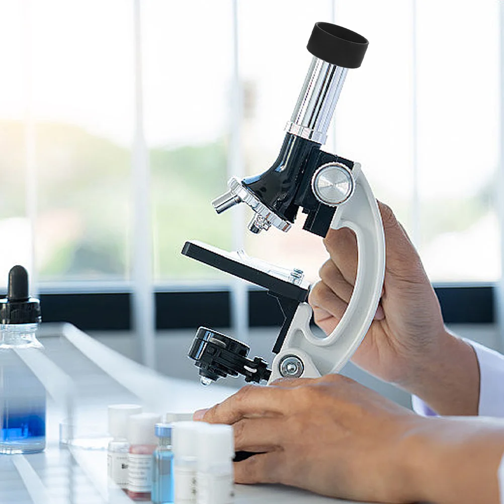 

4Pcs Rubber Eyepiece Guards Covers Microscope Protective Shields Eye Cups Replacement Eyepiece Accessories Cover for Microscope