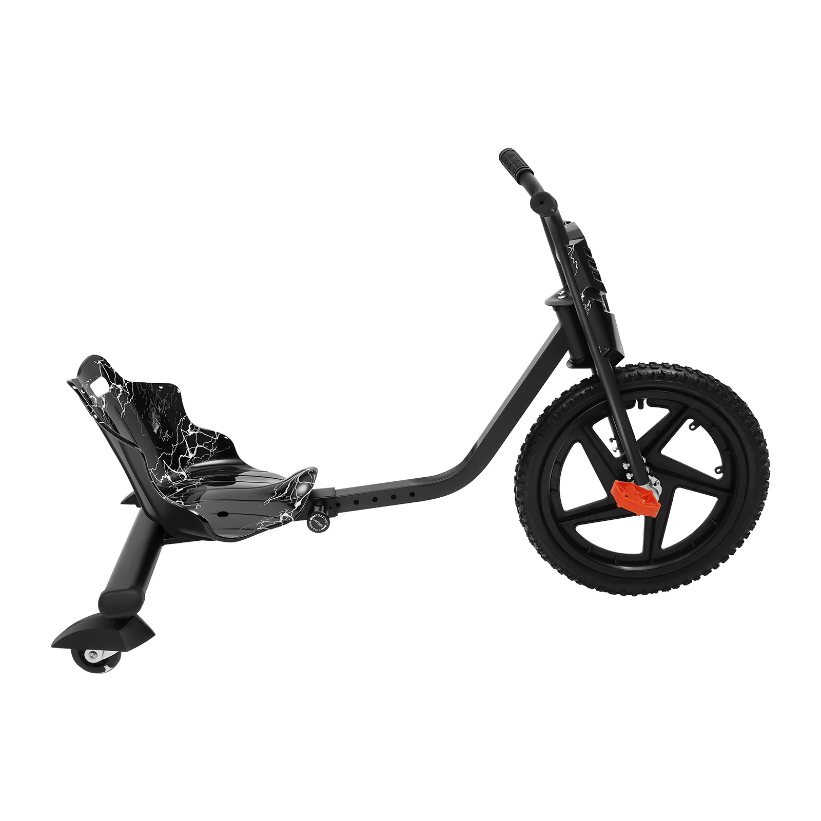 Kinder-Dreirad, Pedal-Dreirad, nicht angetrieben, Drift-Kart, Balance-Auto, Drifting Scooter Drifter für 6 Jahre – Detail 9