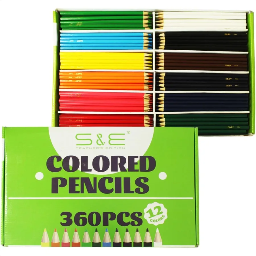 

Colored Pencils 360PcsColoring Pencils Set for Adults Drawing Pencils for Sketch Woodcase Lead Pencils Wooden Colored Pencils B
