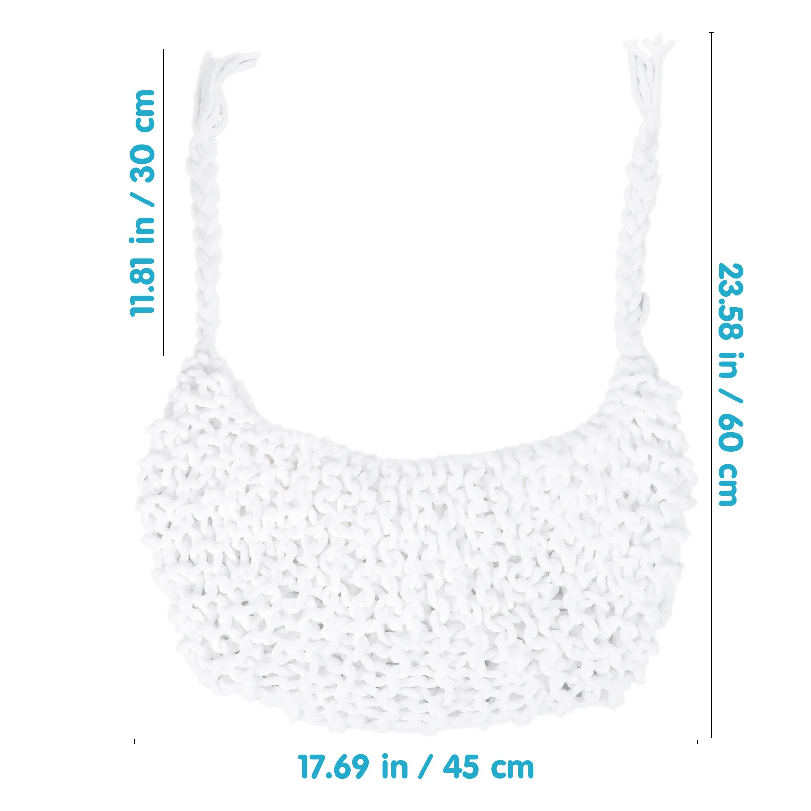 الوليد الطفل أرجوحة اليدوية الكروشيه السرير الأبيض الحياكة الصوف الرضع صور الدعامة التصوير الدعامة 0-12 شهرا صور الدعائم #2