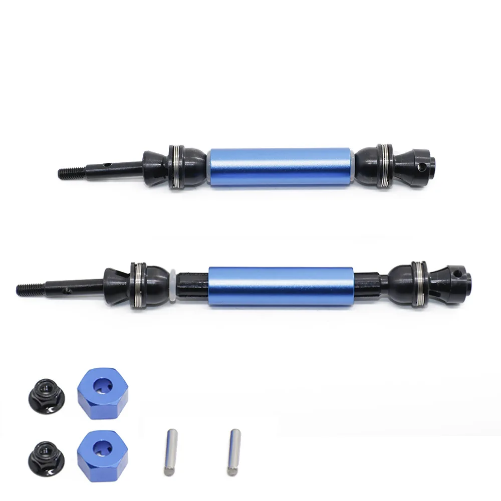 2 szt. Aluminiowe przednie i tylne wały napędowe CVD do 1/10 ECX 2WD Series Ruckus Torment Axe Brutus Circuit AMP RC Car Części zamienne do tuningu