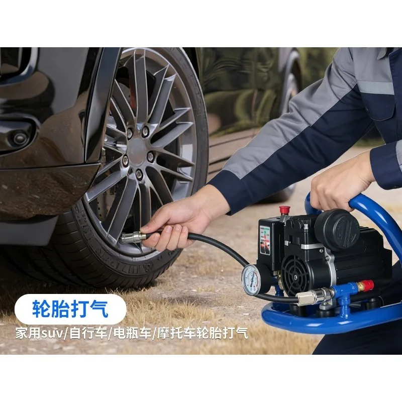 21V Lithium Battery Air Pump Household Portable Rechargeable Air Compressor for 18-21V Battery