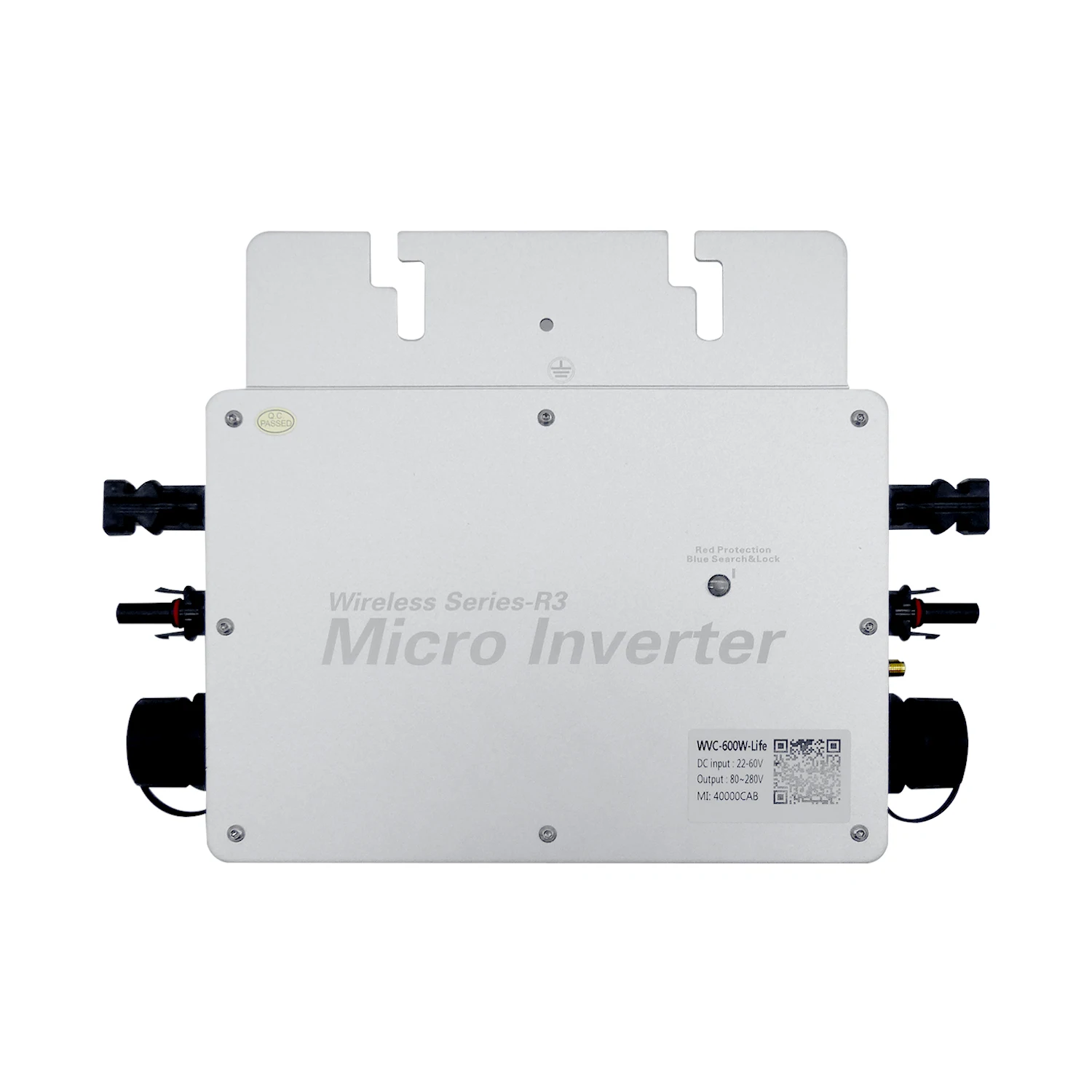 Microinversor Solar fuera de la red, inversor WVC-600 IP65 PV System Tie Micro 600W para paneles