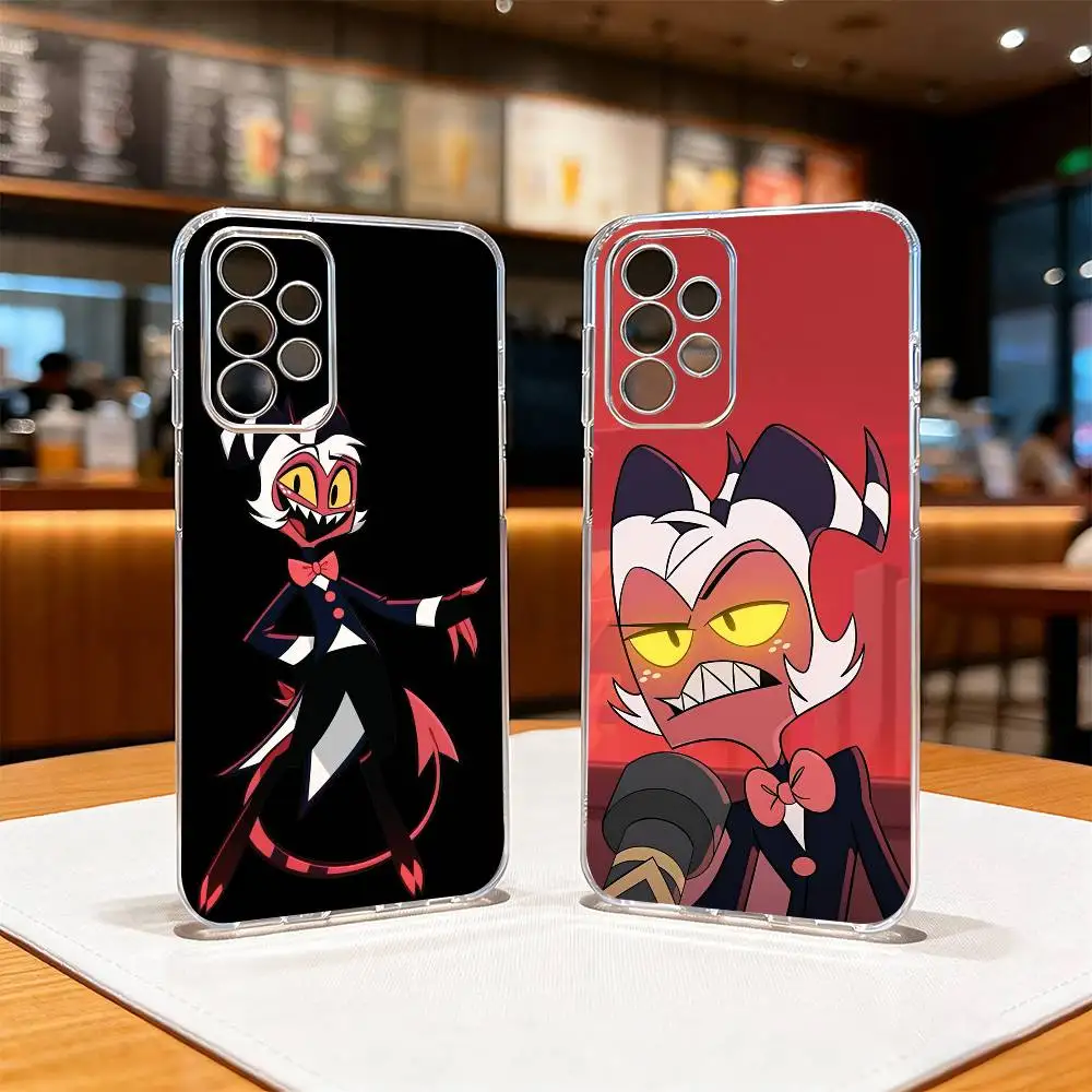 Helluva Boss Moxxie-e   Phone Case Transparent Silicone Soft For Samsung S25,S24,S21,S22,S23,S30,Ultra,S20,Plus,Fe