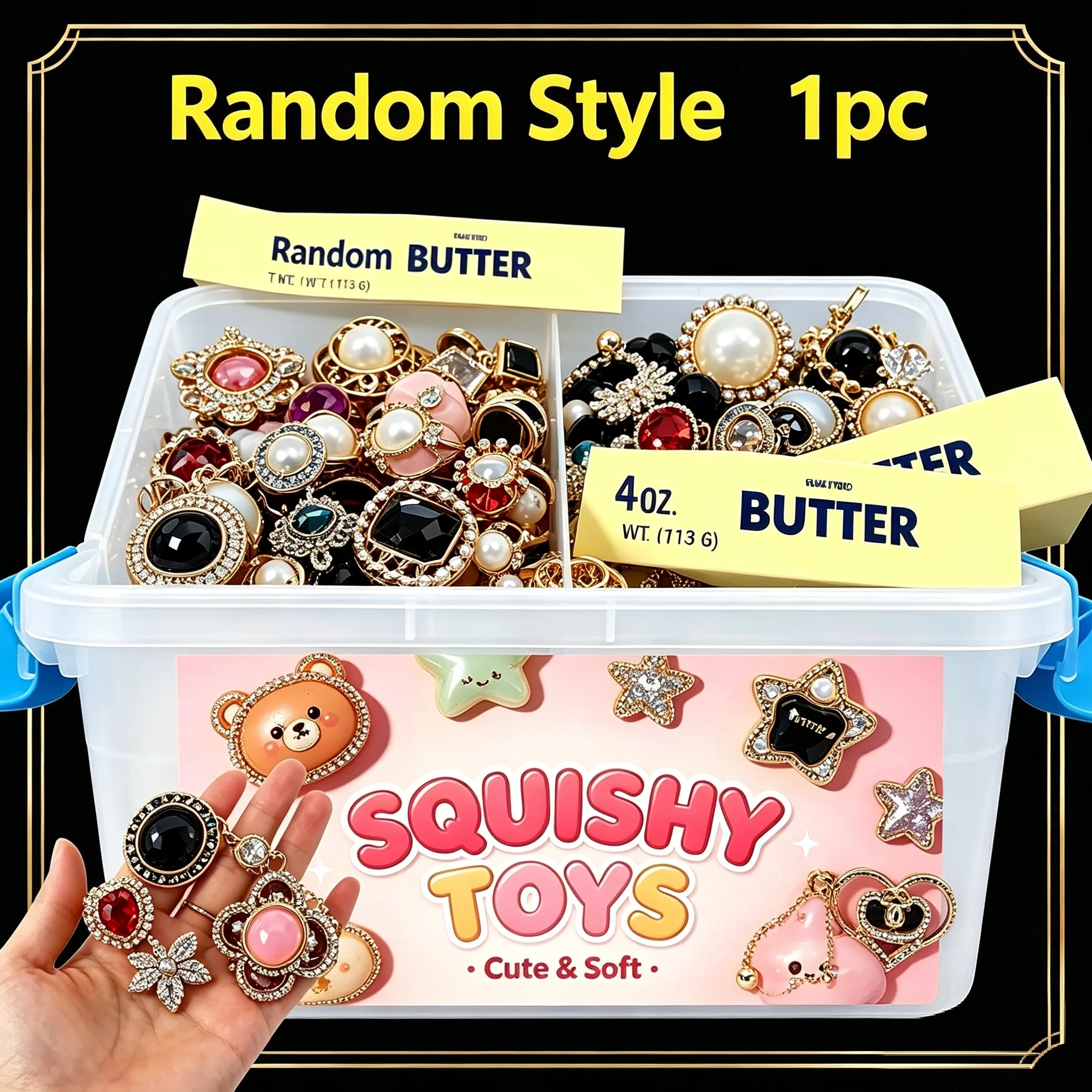 Jewelry Mystery Box | Huge Variety of Fashion Accessories, Random Necklaces, Earrings, Rings & Bracelets, Surprise Jewelry Grab Bag