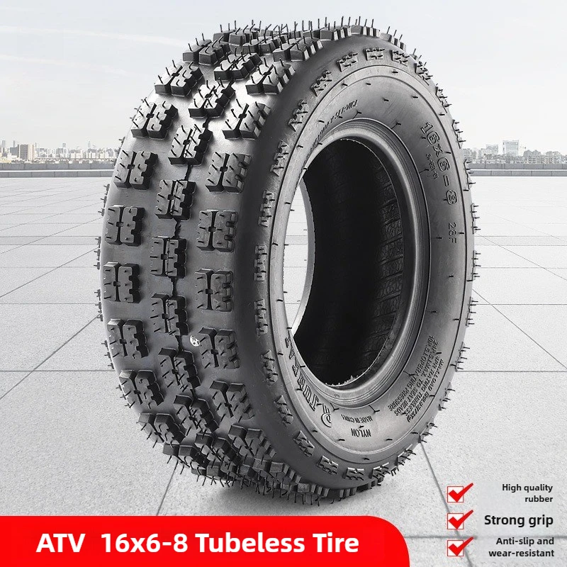 

ATV Beach Car Accessories 16X6-8 Vacuum Tire Modified Four-wheel Kart Thickened Wear-resistant Vacuum Tire