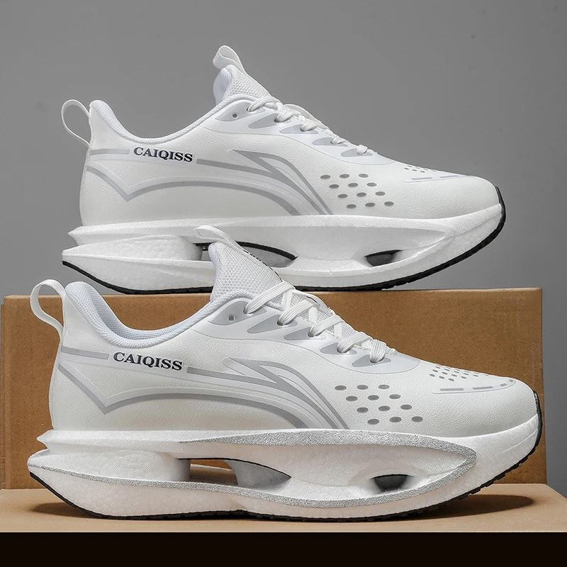 

Men's sports shoes, lightweight carbon plate racing running shoes, winter shock absorption, anti slip, wear-resistant, breathabl