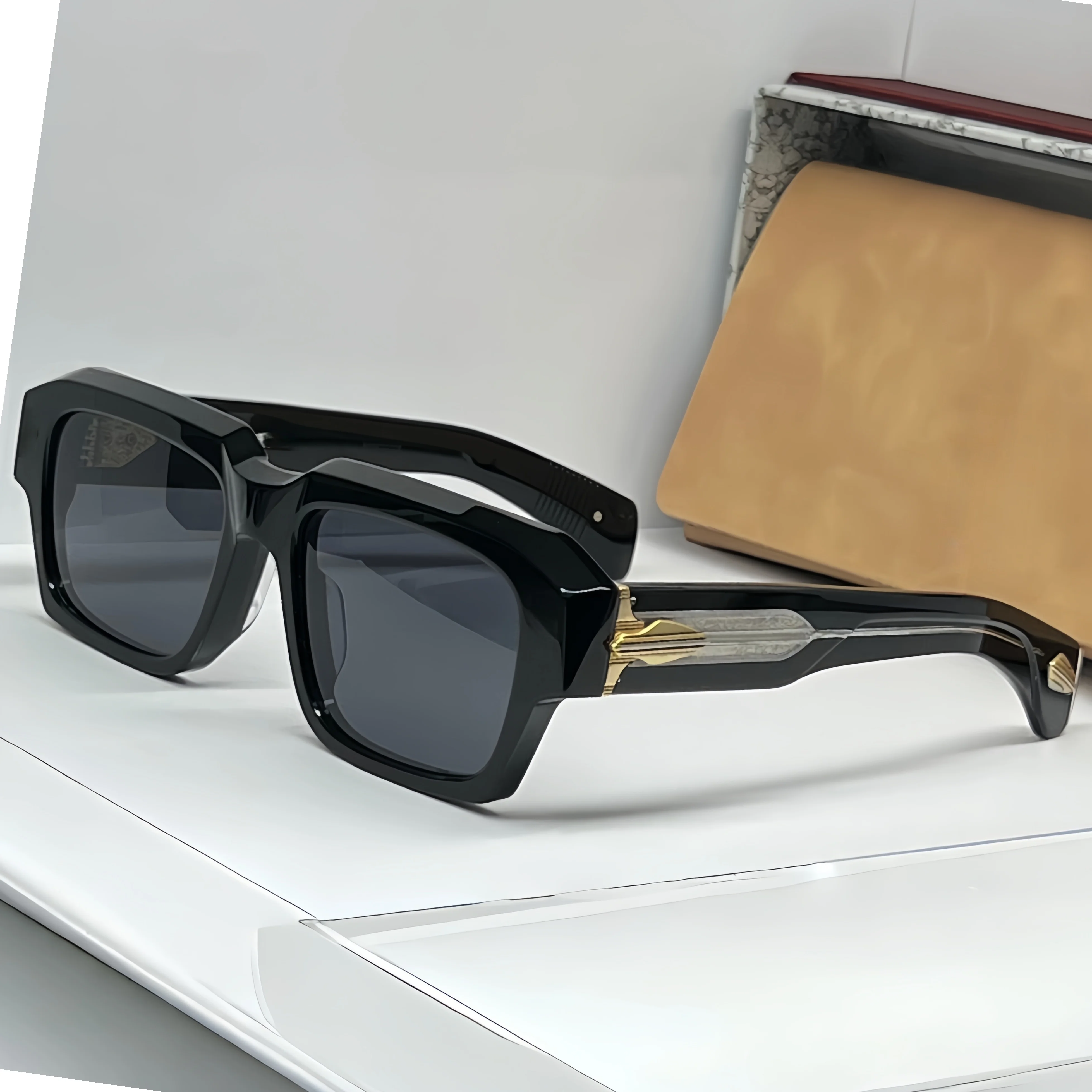 

DAKOTA 2026 Thick Acetate Square Sunglasses UV400 Retro Protection Unisex Fashion Sun Glasses for Women And Men