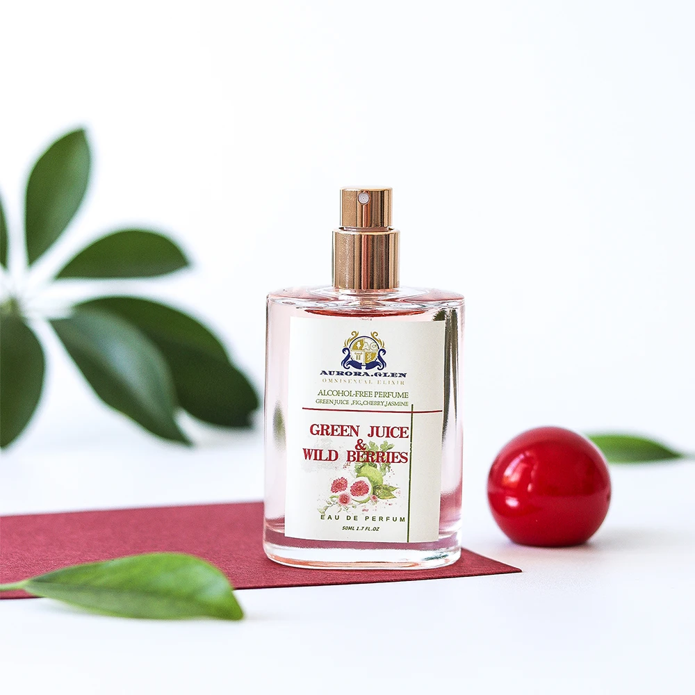 Green Juice Wild BerriePerfume de verano sin Alcohol Floral fresco para mujer con jazmín almizcle ámbar verde Aroma legado Parfum afrutado