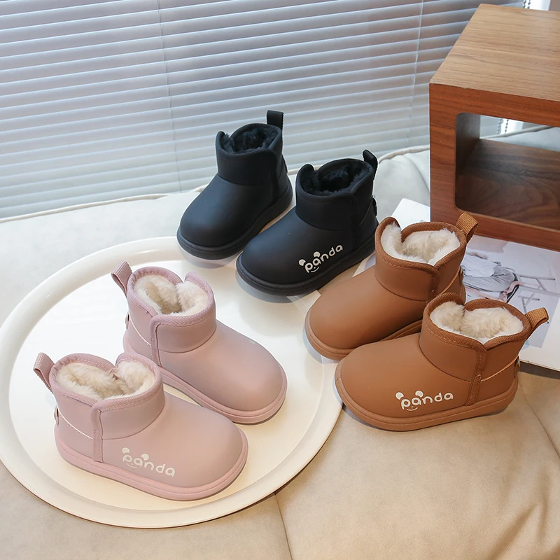 

2025 Children's Fashionable and Hot-selling Snow Boot Warm Boys Girls Cotton Boot Anti-skid Kids Short Winter Boots