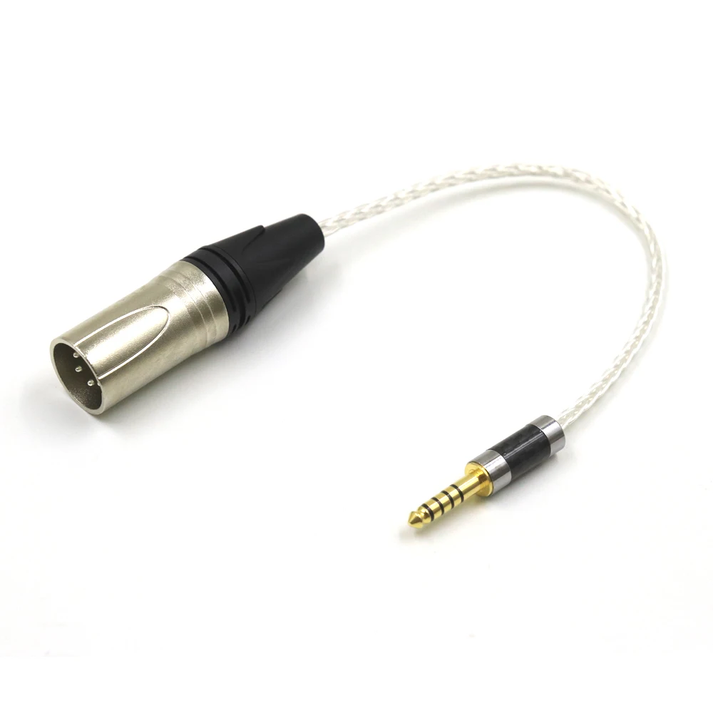 High Quality 4.4mm Balanced Male to 4-Pin XLR Male Balanced Connect TRS Audio Adapter Cable