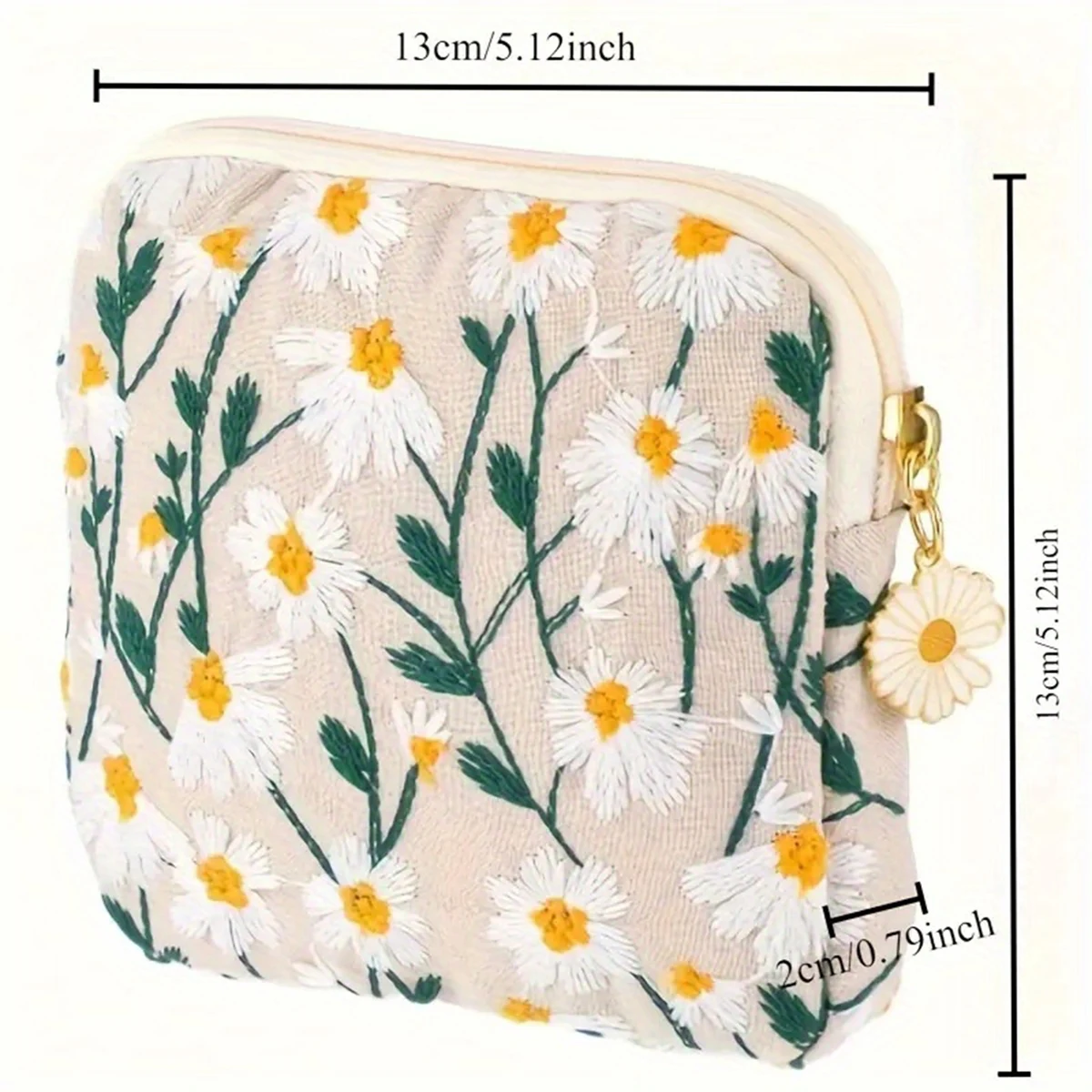 2026 Lady's Women Girl Hand-Held Bag Sanitary Napkin Storage Bag Menstrual Pouch Large Capacity Portable and Cute Coin Purse view 2
