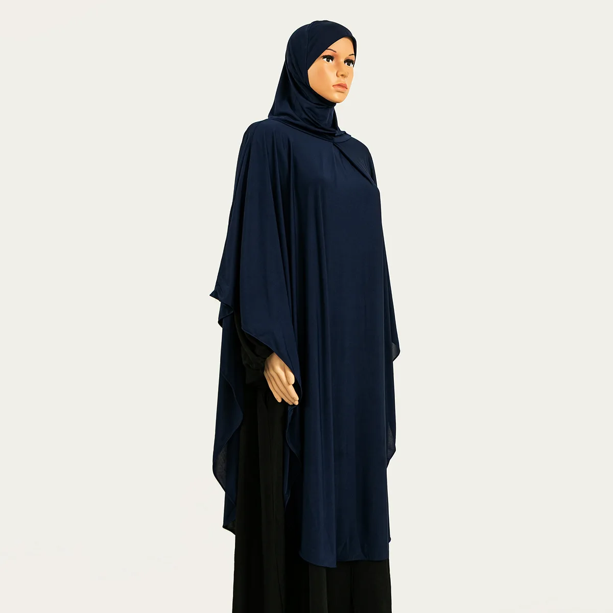 

Muslim Women Hooded Khimar Eid Djellaba Prayer Garment Islam Clothing Turkey Kaftan Dress Instant Scarf Shawls Jalabiya Abaya