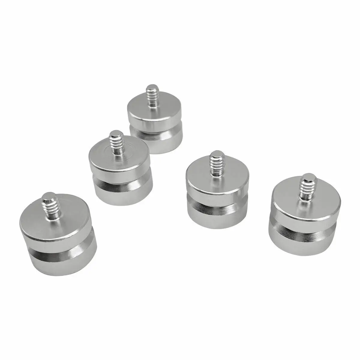 

NEW 5pcs Mini prism Adapter 1/4"x20 male thread to 5/8x11 female thread