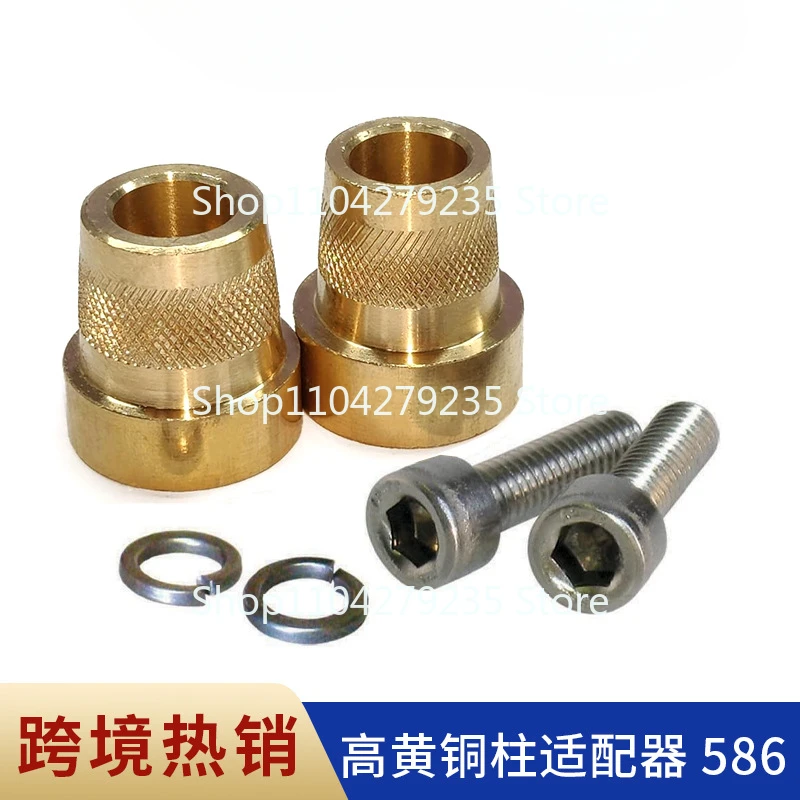 Cross-border car battery terminal charging pile M6  column adapter, side-mounted connector brass   head