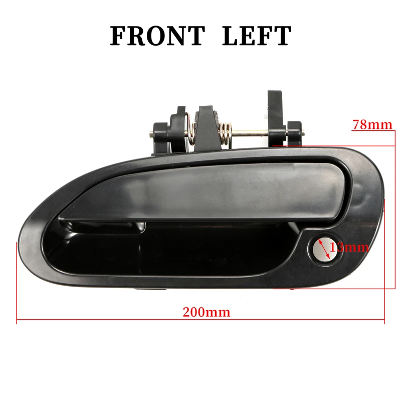 1pc for Honda ACCORD Type R CH11998-2002 CF9 CG5 CG1 Black Outside Door Handle Decoration Car External Door Handle Part