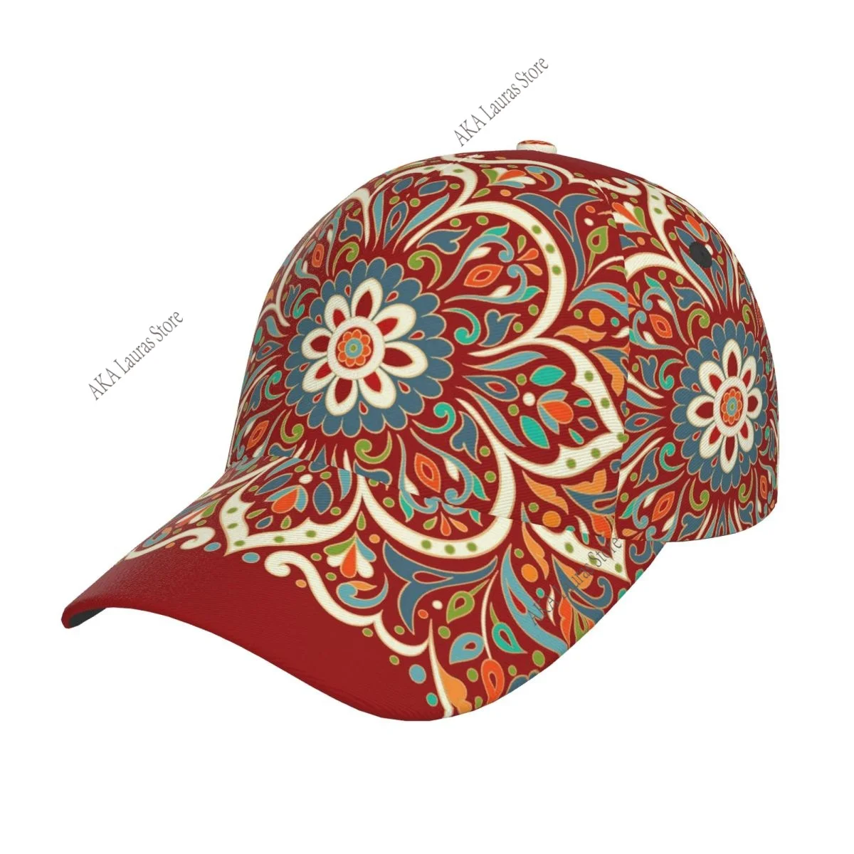 

Красивый узор Мандала для женщин и мужчин DIY принт текстовый дизайн кепка летняя шляпа от солнца унисекс оптовая продажа