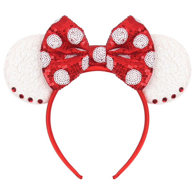 

1pc Elegant Disney Princess Hairband Sparkle Bow Sparkling rhinestone Decoration Party Birthday Performance Girls Hair Accessory