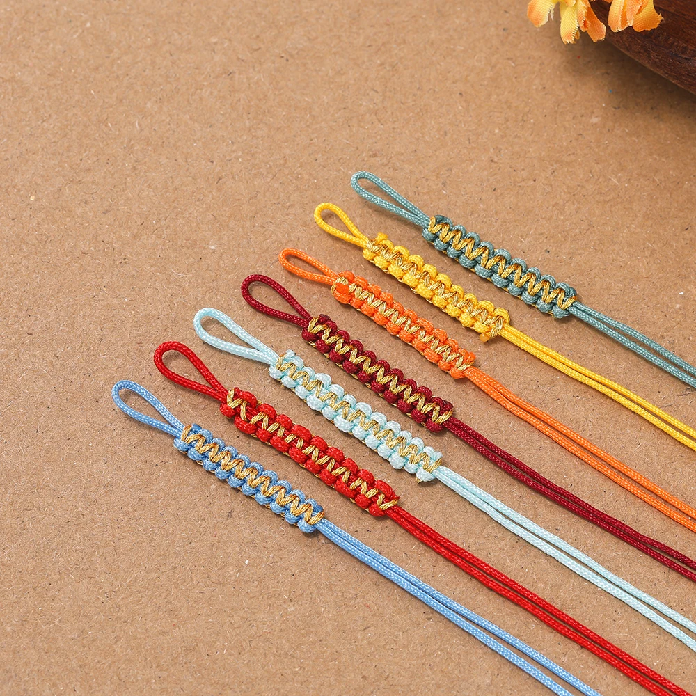 10 قطعة 155 مللي متر النايلون الحبل شريط لتعليق الهاتف الخليوي الحبل المحمول حبل Diy بها بنفسك الديكور مفتاح سلسلة لوازم المنزل الخياطة الحرف المواد