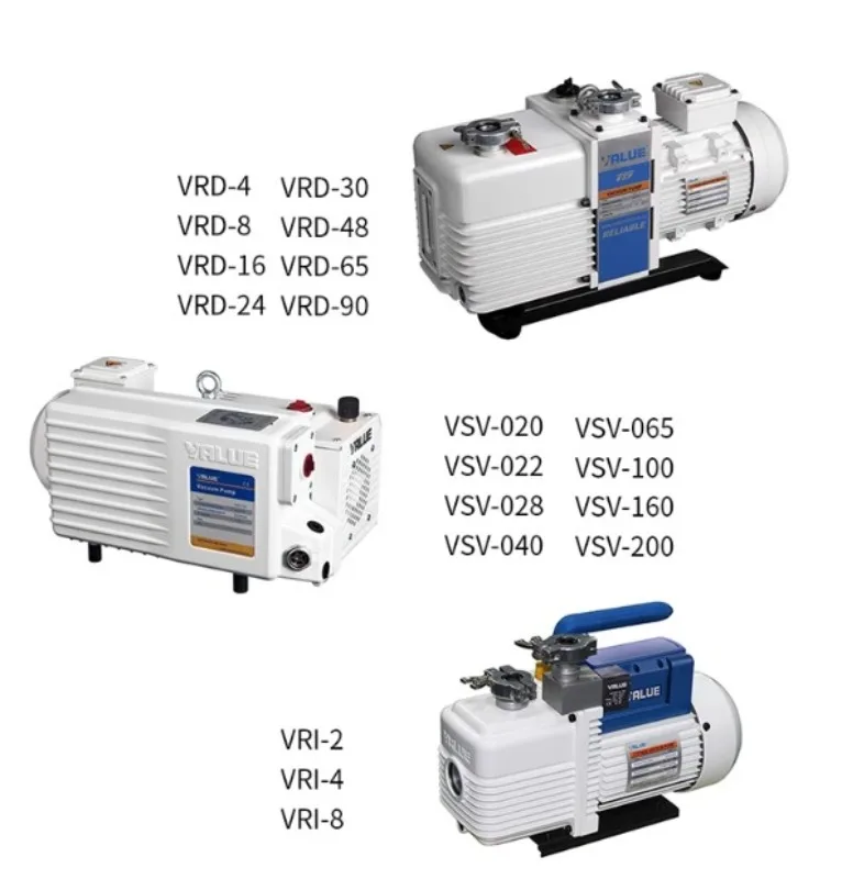 Industrial vacuum pump VRD-2/4/8/16/24/30/48/65/90/300 two-stage pump