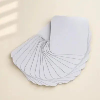 

10Pcs Pearl Refrigerator Magnets Sublimation Blank Easy Apply Remove Fridge Magnetic Stickers DIY Home Office Decoration