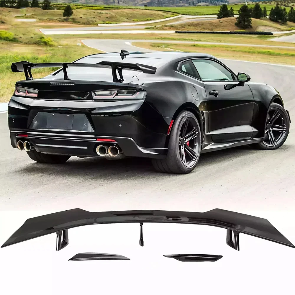 

Fit 2016-2023 Chevy Camaro RS SS ZL1 Gloss Black Rear Trunk Wing Spoiler 1LE Style