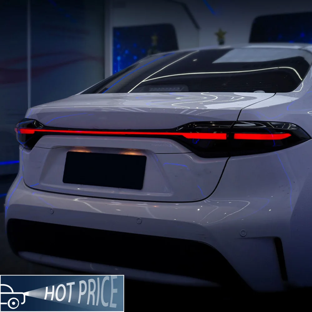 

For Toyota Corolla Levin 2019-2023 Led Car Taillight Assembly Upgrade Startup Effect Porsche Style Highlight Rear Reverse Light