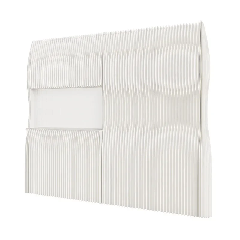 

Office partition screen tea room beauty salon new Chinese folding simple background panel bright window paper wall