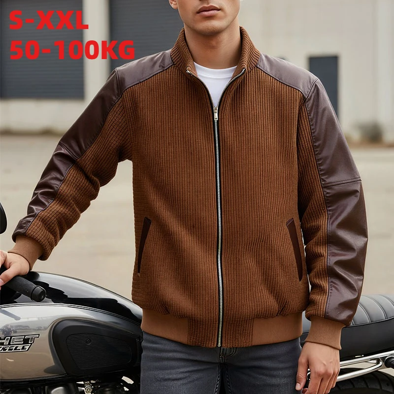 

Новая весенняя мужская куртка 2026 года с воротником-стойкой, ветрозащитная, для активного отдыха, повседневная, свободного кроя, дизайнерский стиль, верхняя одежда