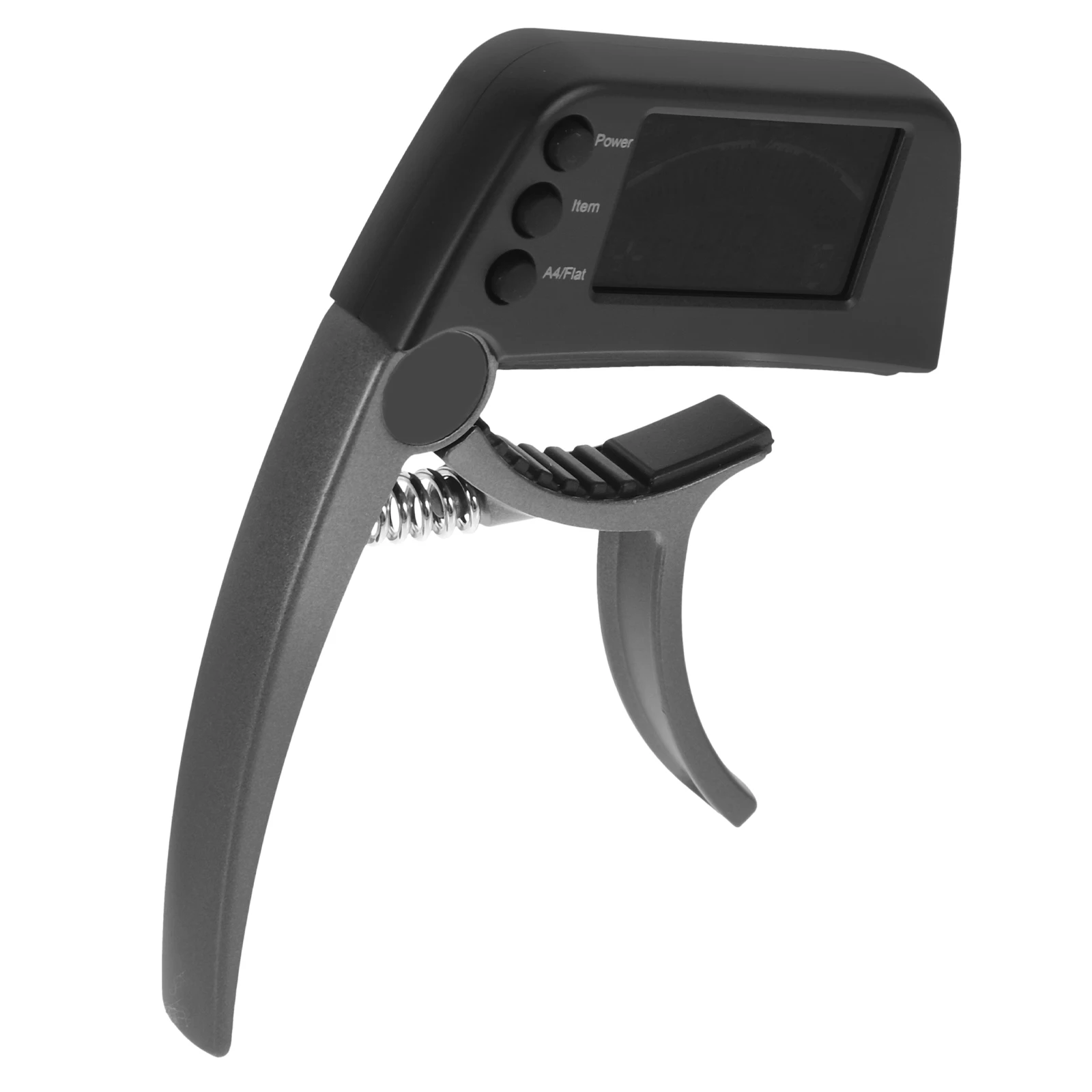 

2 -In-1 Electronic Tuner Acoustic Guitar Accessory Zinc Alloy Clip Capo Accessories