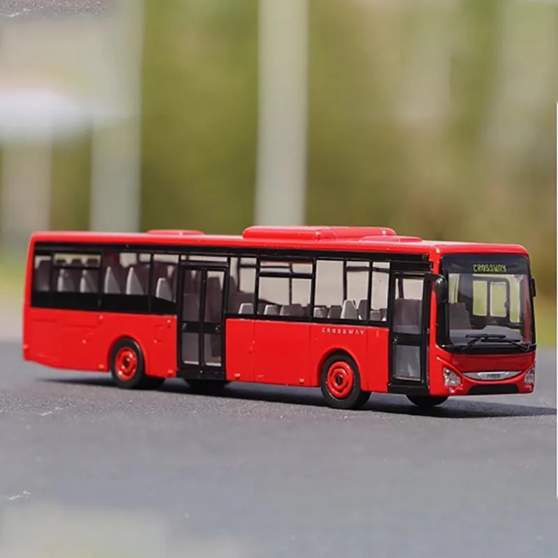 Масштаб 1/87, пластиковая модель автобуса IVECO CROSSWAY, статический орнамент, коллекционные предметы, подарок для взрослых, хобби и игрушки
