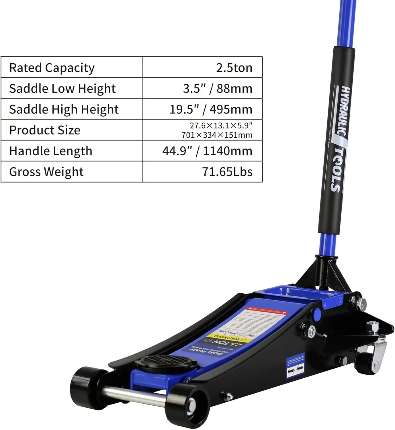 مقبس أرضي 2.5 طن/5500 رطل، رافعة أرضية منخفضة المستوى، مقبس أرضية سباق فولاذي مع مضخة رفع سريعة للمكابس المزدوجة، أرضية هيدروليكية #2