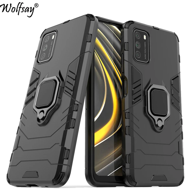 

Чехол-подставка для Xiaomi Poco M3, магнитная защита, полная защита, для Poco X5, F2, F4, X4, GT, M5, M4, M3 Pro