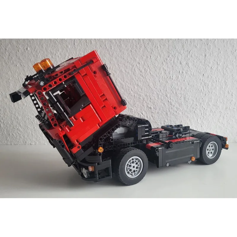 MOC-93396 Classic New Cargo Transport Semi-Trailer Truck Building Block Model, 1446Parts, MOC Boys' Children's Birthday Toy Gift