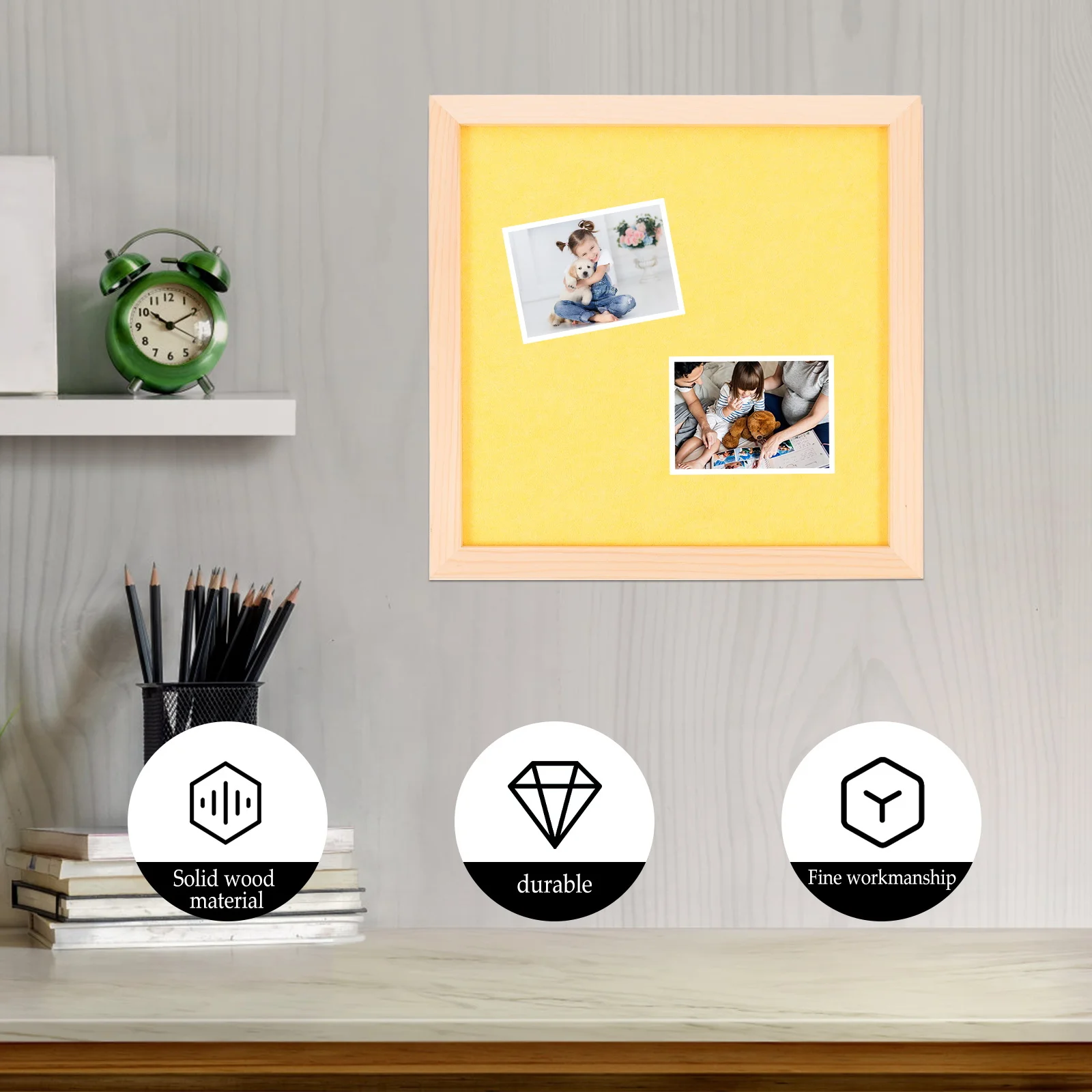 1 قطعة DIY ورأى صورة صورة رسالة مجلس لينة الفلين عرض المجلس للفصول الدراسية المنزل مذكرة إشعار عرض الصور #6