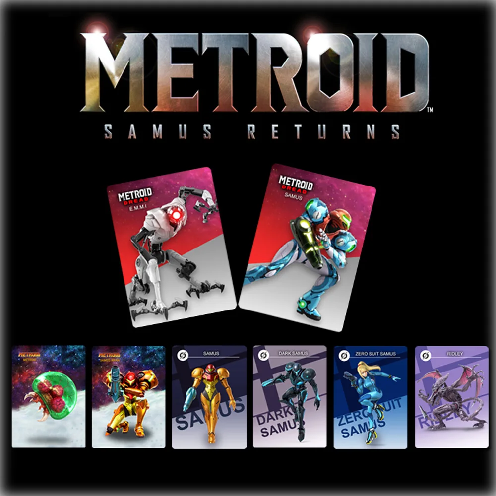 metroid samus returns card Metroid 5 card Metroid Dread card ntag NFC card for NS Switch