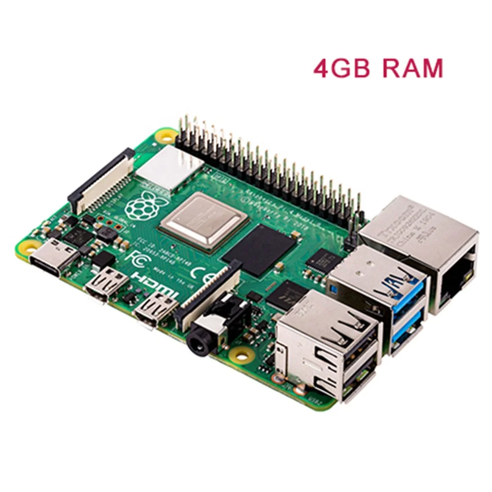 Model B 4GB E14 with 4GB RAM raspberry pi 4 BCM2711 Quad core Cortex-A72 ARM v8 1.5GHz Speeder Than Pi 3B