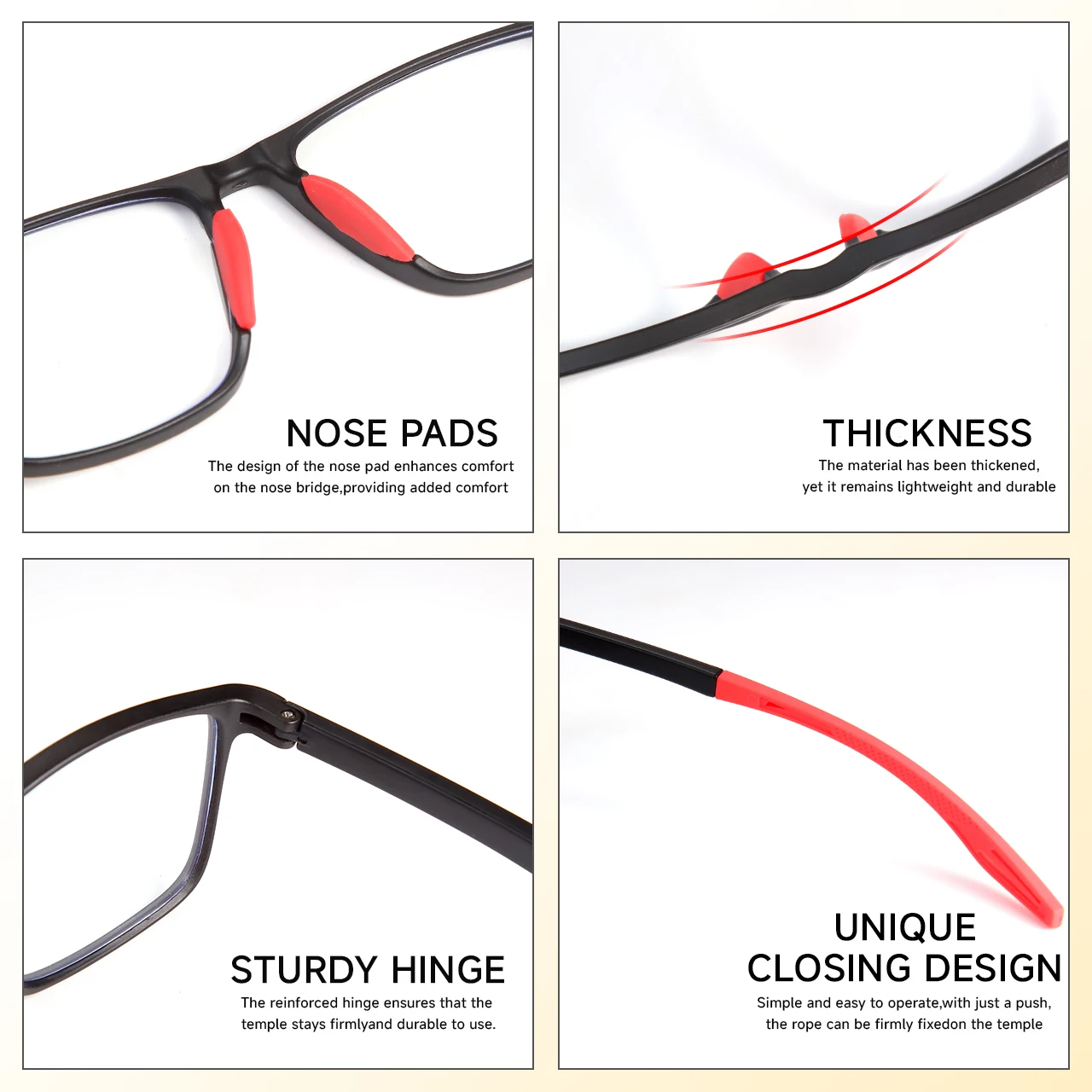 2 Stück progressive multifokale Lesebrille für Herren, Blaulichtblockierung, 3-in-1-Computerbrille mit einfachem Nah-/Fernsichtschalter – Detail 3