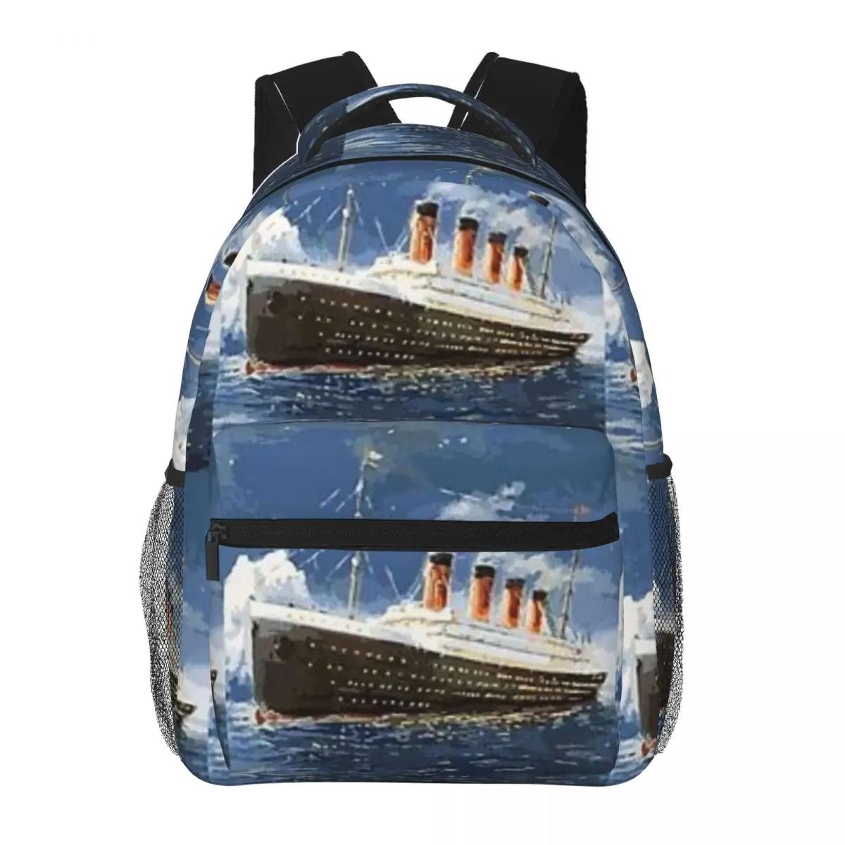 The Most Popular Ship Of All Times, Titanic. New Fashion High Capacity Waterproof Backpack Trendy Girls Boys School Book Bag