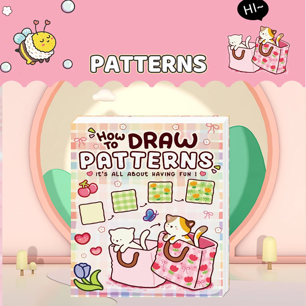 How to Draw Patterns: Easy and Fun Guide Detailed steps for students to draw cartoon patterns