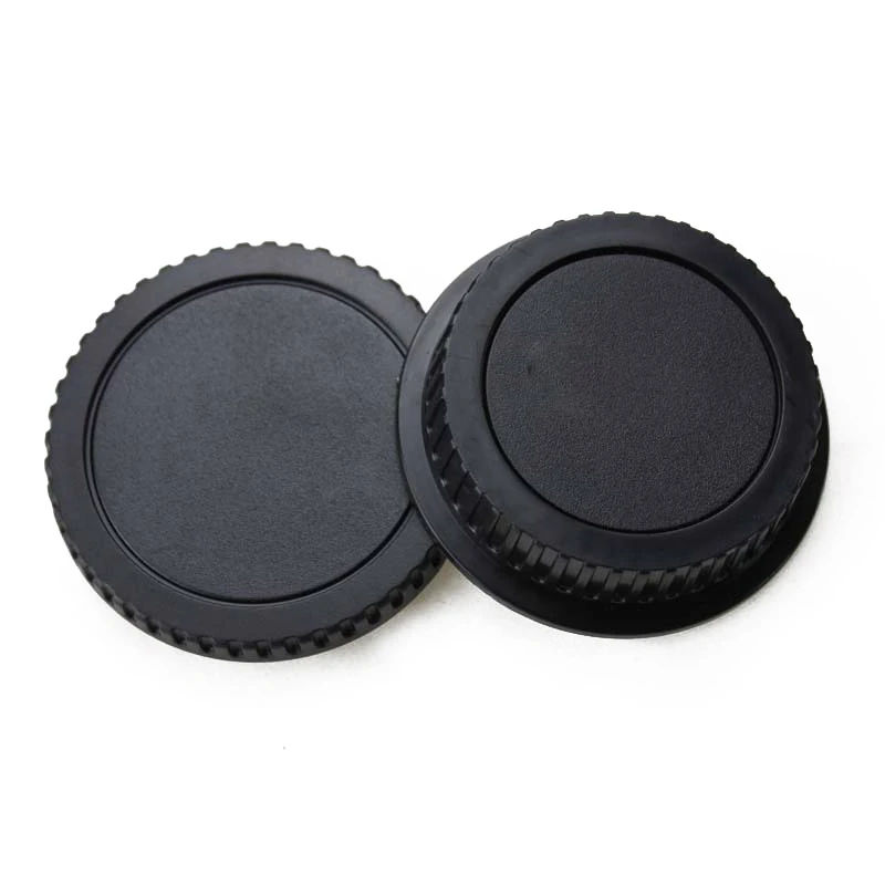 For Canon 700D70D 6D2 5D4 1DX DSLR Rear Lens Cap And Camera Body Cap Set Cover Protector With Logo