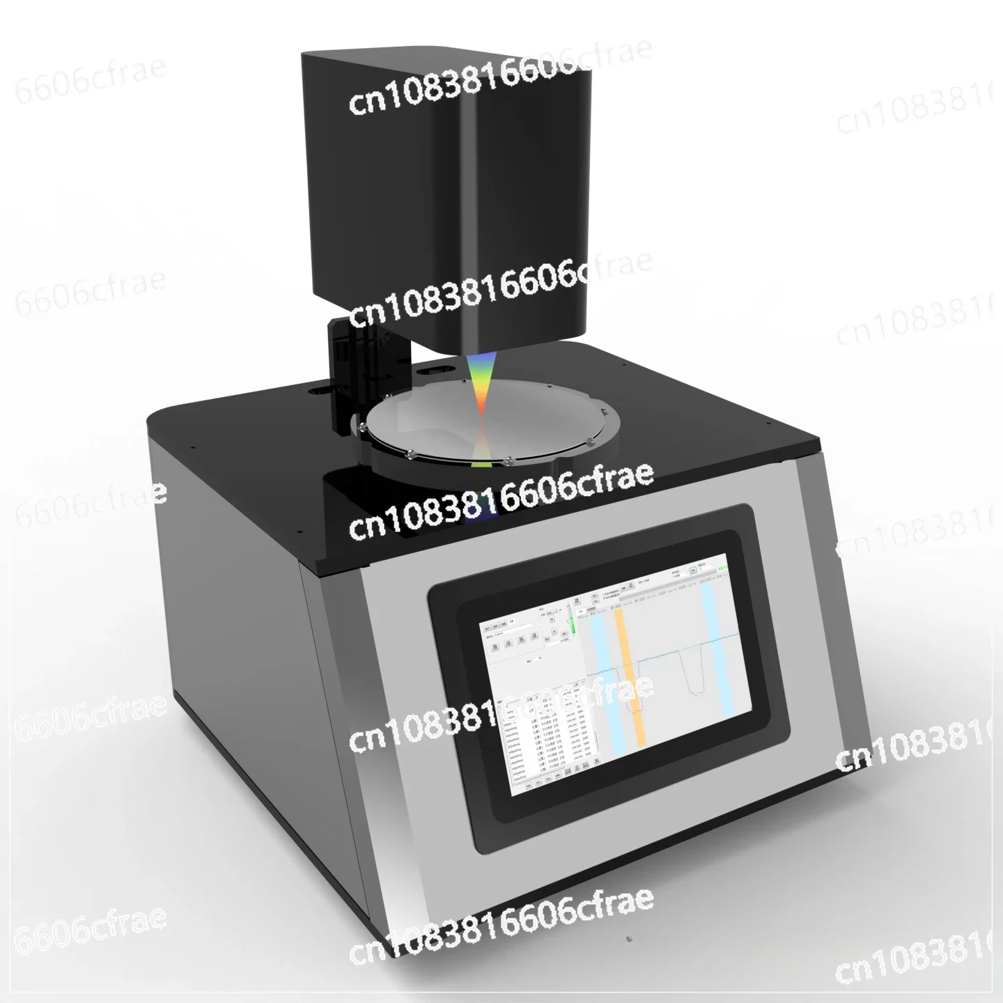 Nanometer level coating thickness gauge, non-contact interferometer, micrometer level thickness measurement equipment