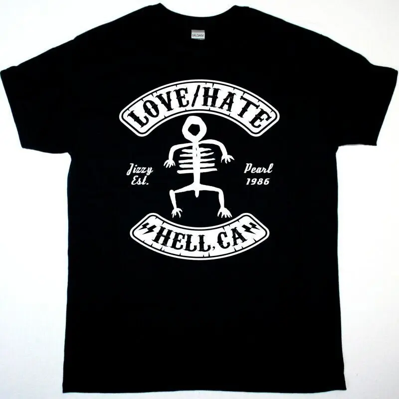

Новая Черная футболка LOVE HATE HELL CA